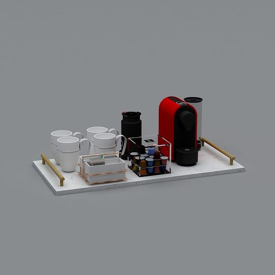Coffee Corner 3D Model for Modern Spaces
