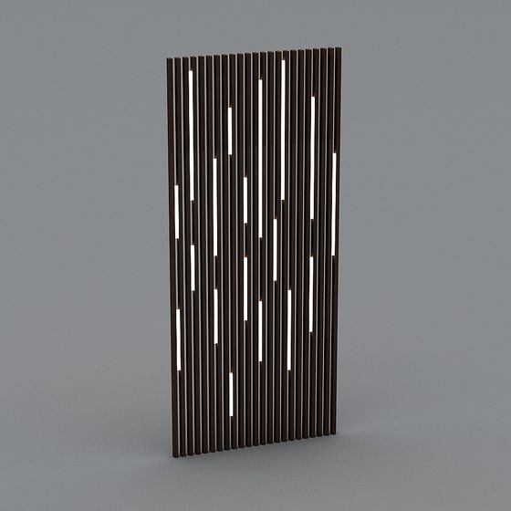 Light Fence 3D Model - Unique Design for Creative Spaces