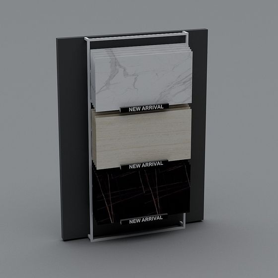 Flooring Display Stand 3D model