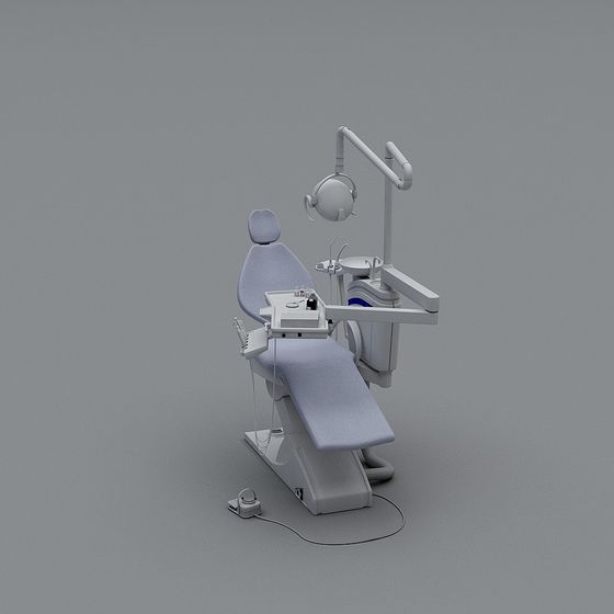 Realistic Dental Chair 3D model for Medical Environments