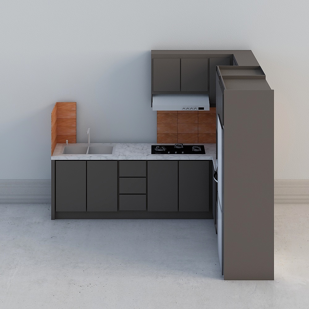 L-förmiger Schrank NEU