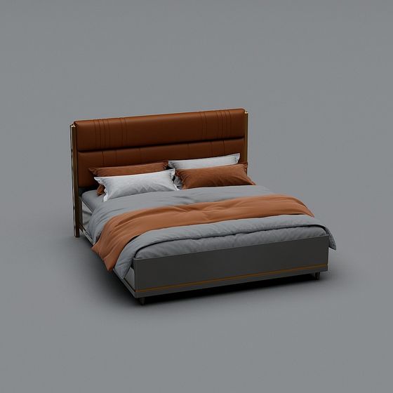 Urban Retreat Bed 3D model