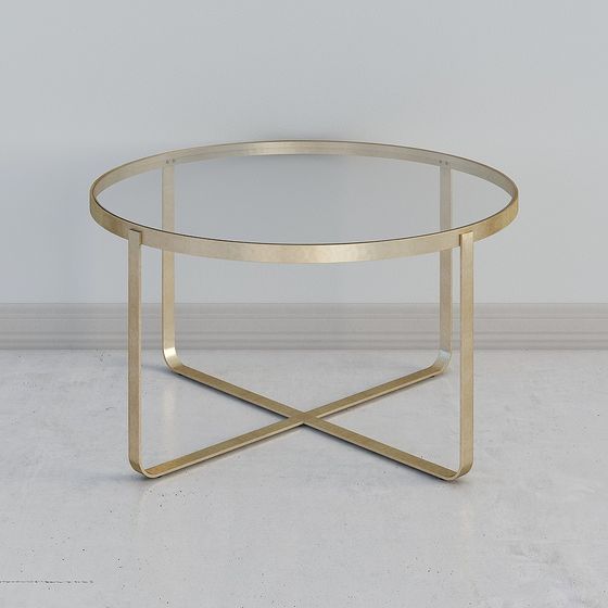 Stylish Round Table 3D model for Contemporary Spaces