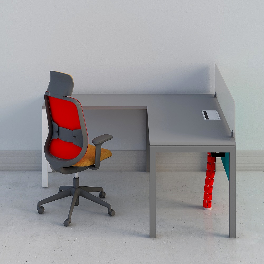 Escritorio en forma de L