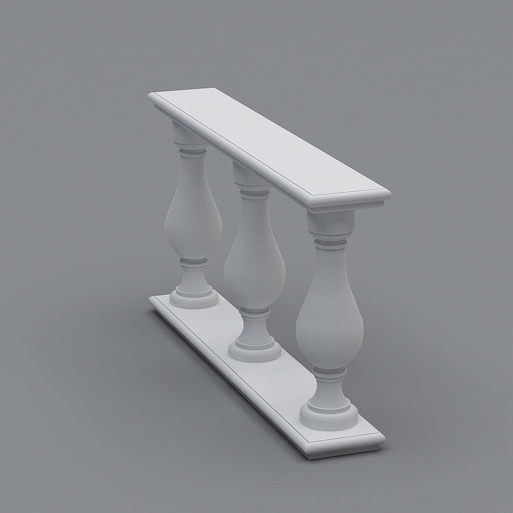 Elegant Corridor Table 3D model