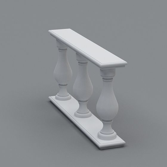 Elegant Corridor Table 3D model