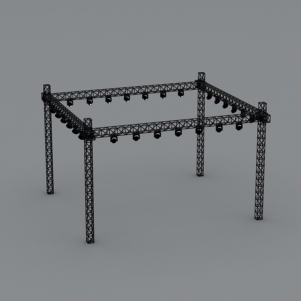 Stage Lighting Truss 3D model for Visual Design
