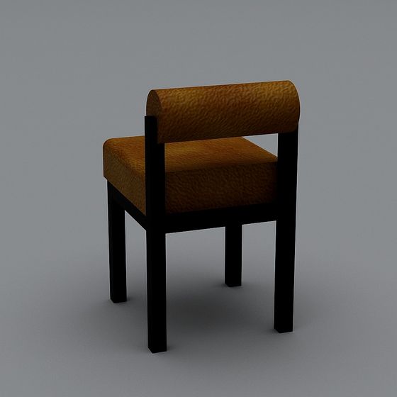 Elegant Low-Poly Chair 3D model for Modern Design