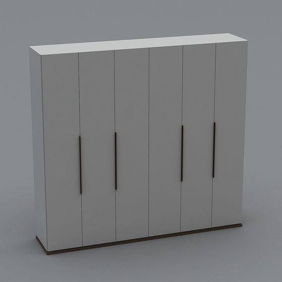 City Window Wardrobe 3D model for Modern Design