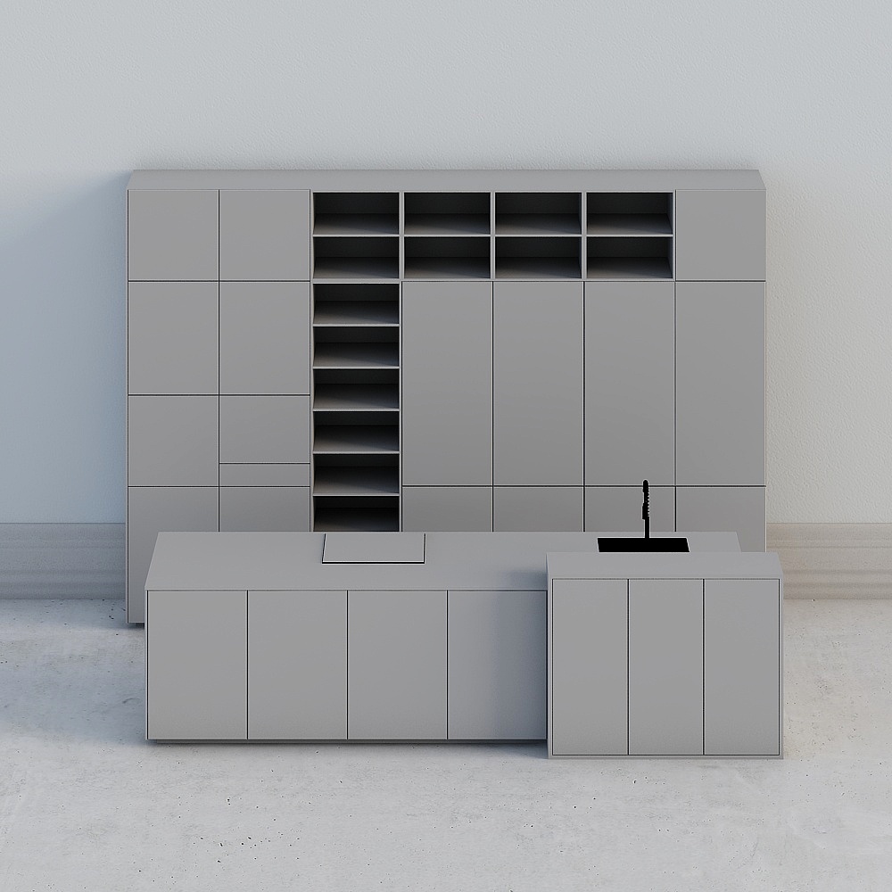 Urban Storage Cabinet 3D model