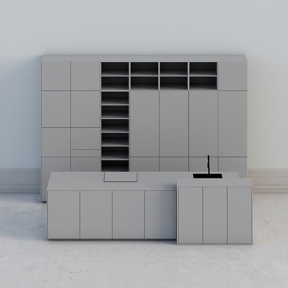 Urban Storage Cabinet 3D model