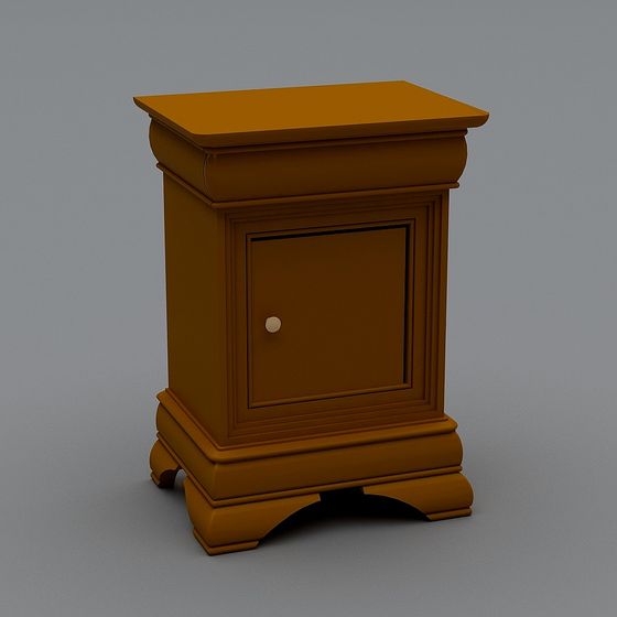 Vintage Nightstand 3D model