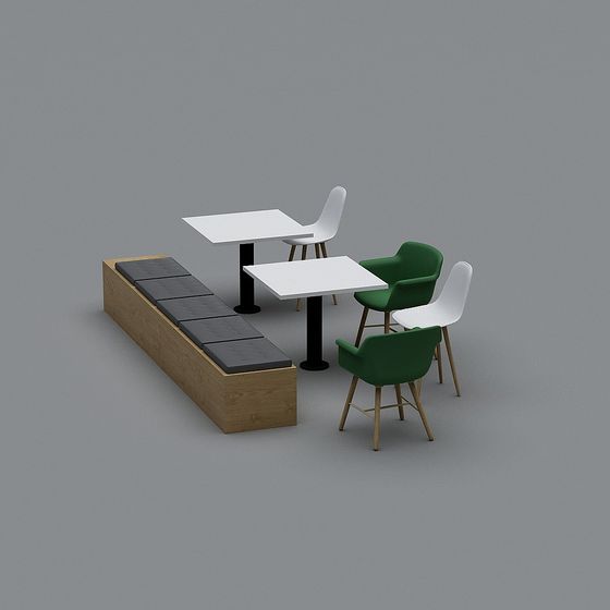 City Corner Low-Poly Furniture Collection 3D model