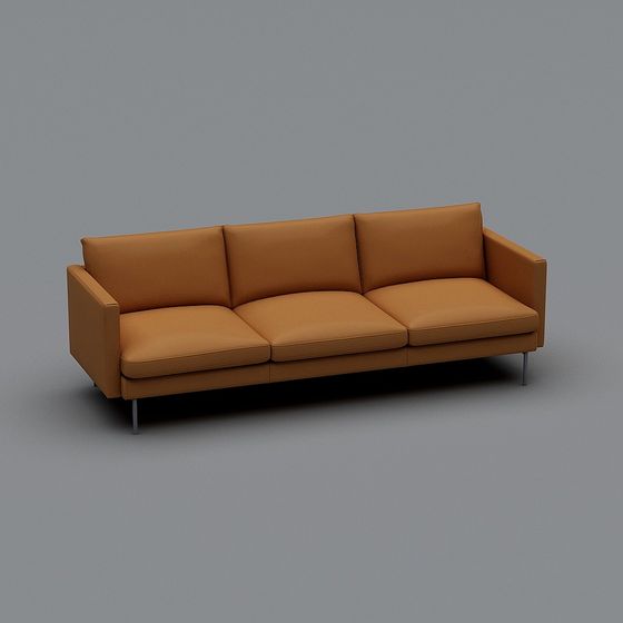 Urban Comfort 3D Model Sofa for Contemporary Spaces