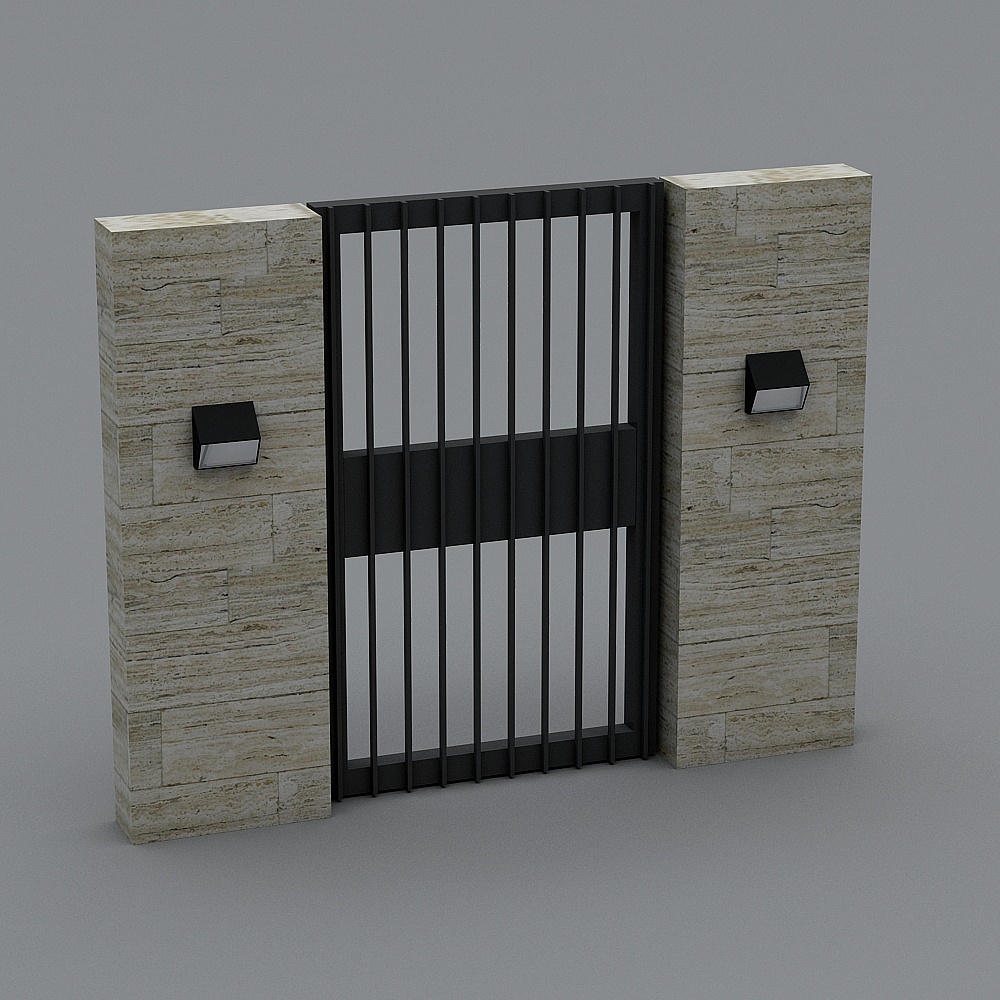 City Gate 3D model – A Modern Architectural Design