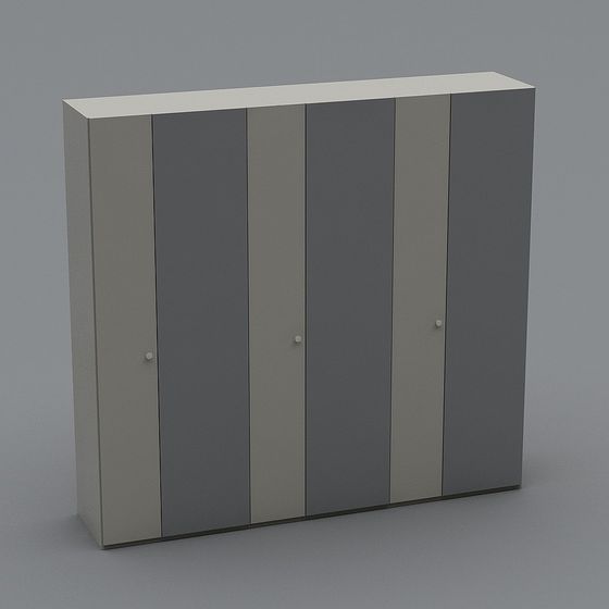 Urban Wardrobe 3D model for Modern Aesthetics
