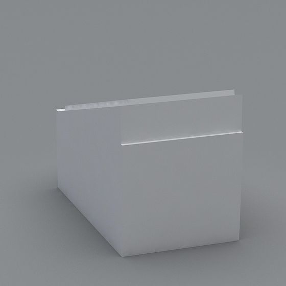 Urban Edge Low-Poly 3D Model