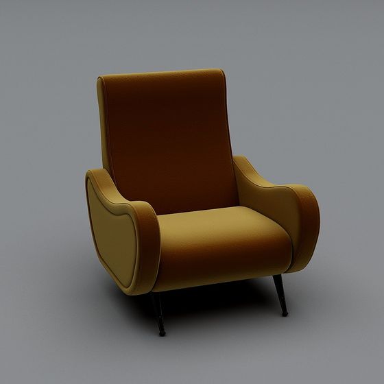 Elegant Vintage-Style 3D Chair Model