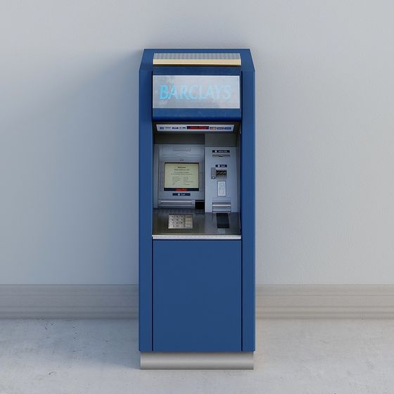 Barclays ATM 3D model