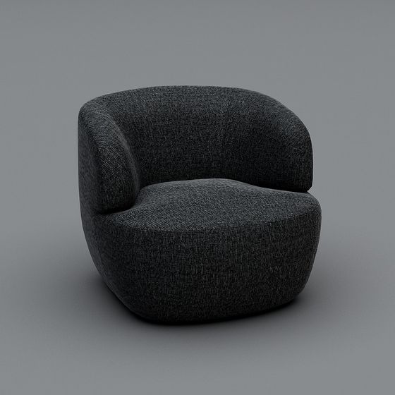 Cozy Corner Chair 3D model for Modern Interiors