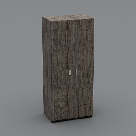 Sleek and Functional Storage Cabinet 3D model
