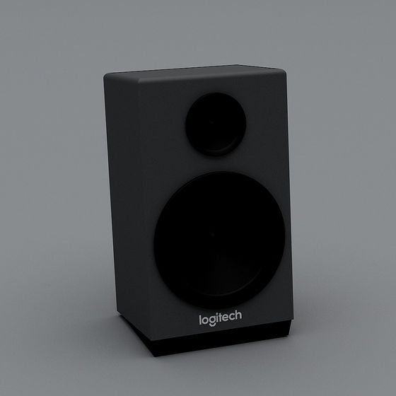 Stylish Low-Polygon Speaker 3D Model