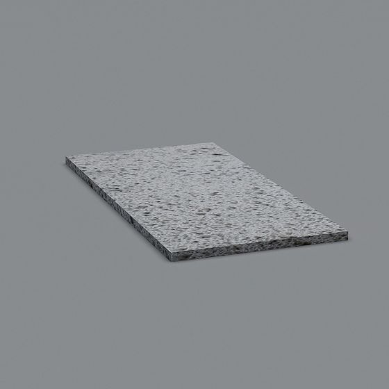 High-Detail Concrete Slab Low-Poly 3D model