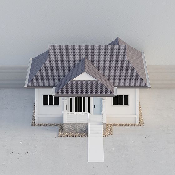 Charming Country Cottage 3D model