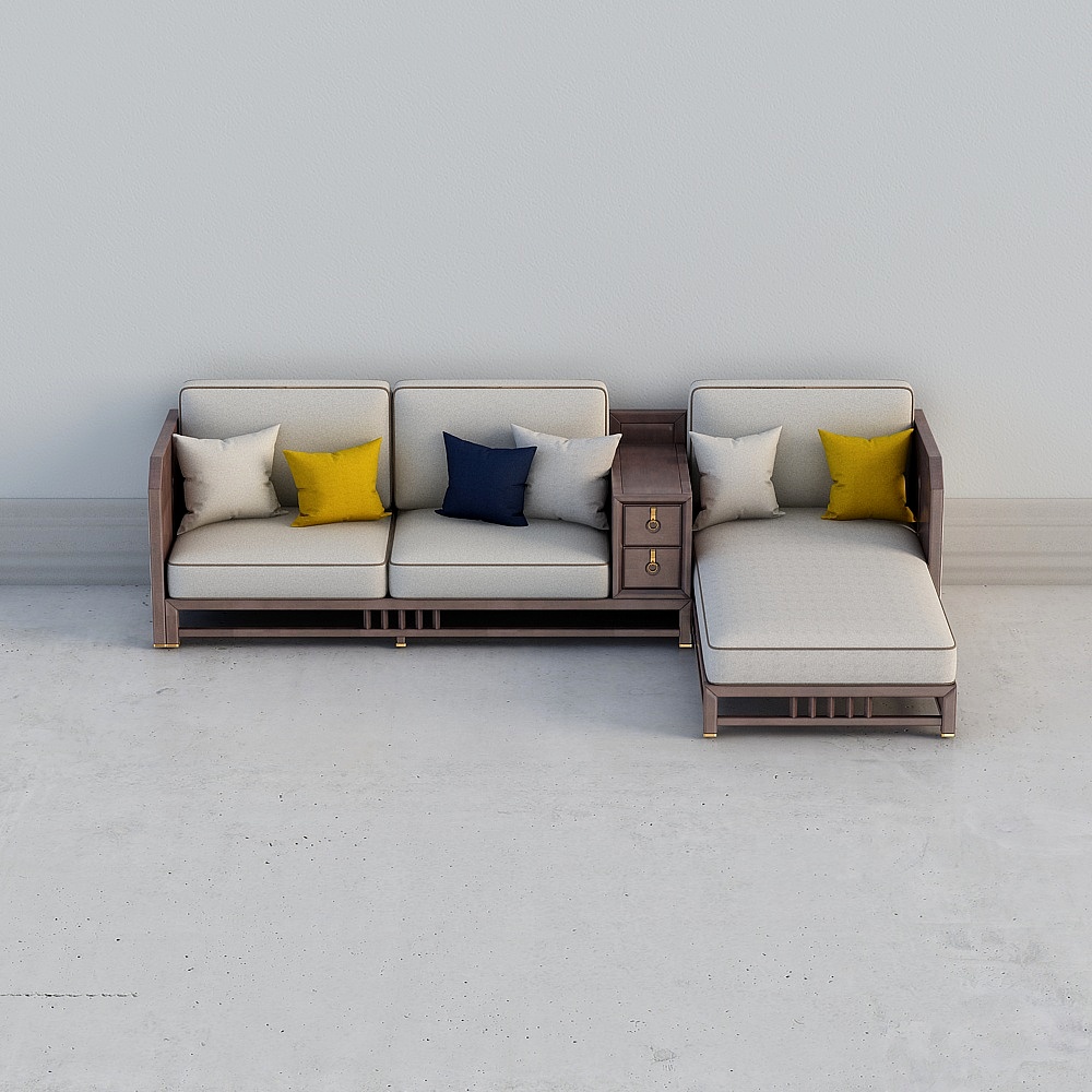 New Chinese style corner sofa