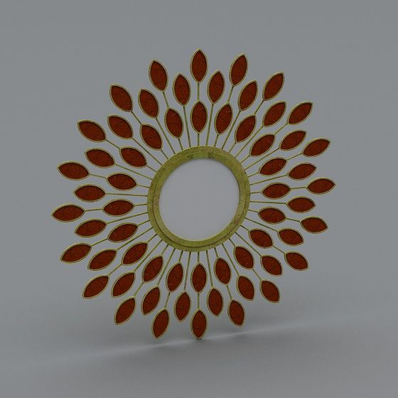 Elegant Low-Polygon Sunflower 3D model