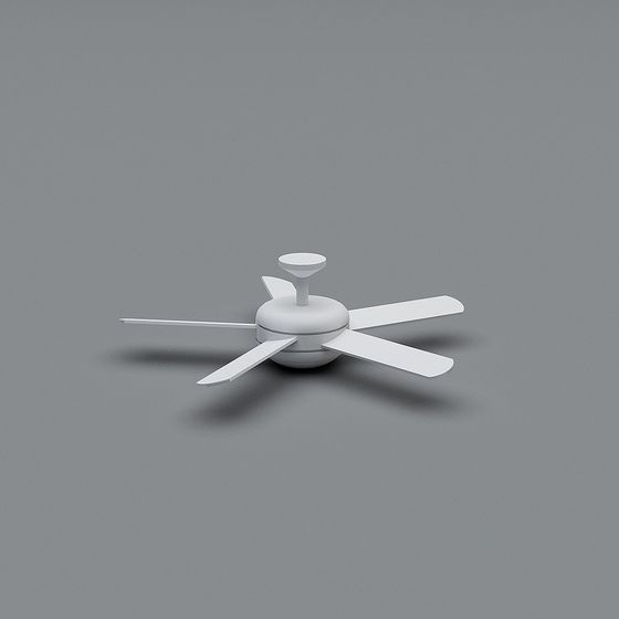 Minimal Ceiling Fan 3D model