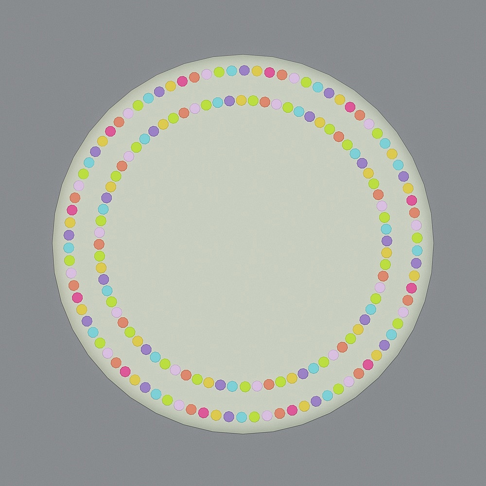 Barniz de perla alfombra de puntos de Pottery Barn 3