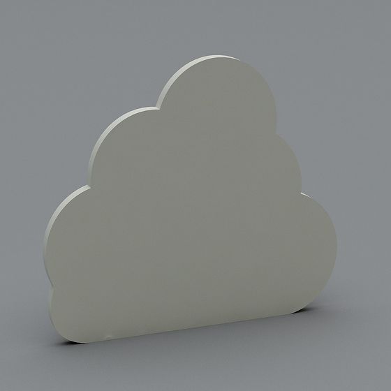 Cloud 3D Model - Soft and Dreamy