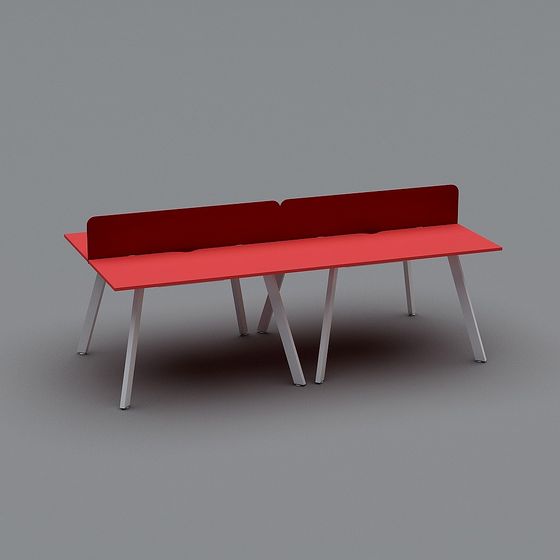 Stylish Urban Bench 3D model for Modern Spaces