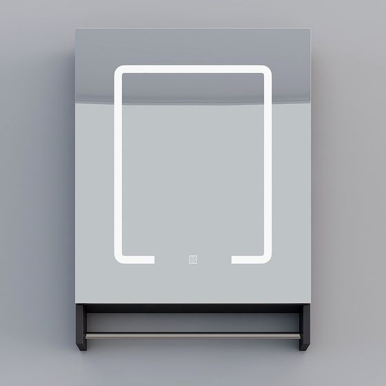 Smart Bathroom Mirror 3D model