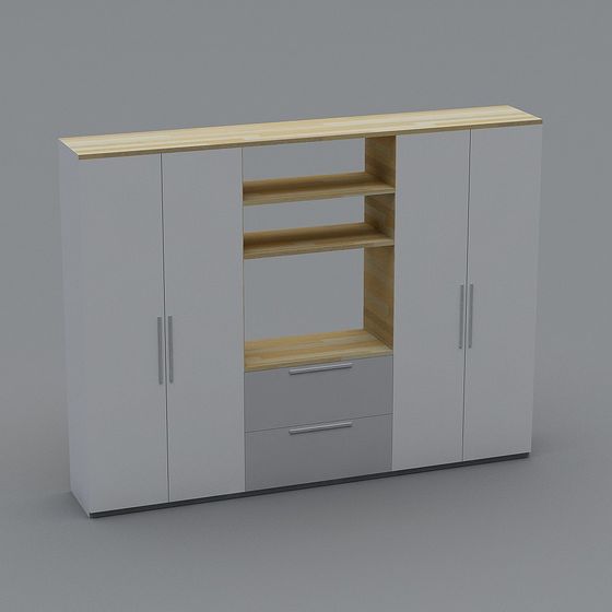 City Window Storage Cabinet 3D model