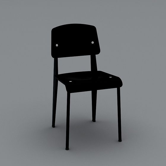 Elegant Minimalist Chair 3D model