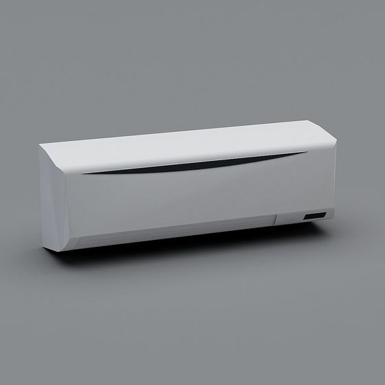 Minimalist Air Conditioner 3D model