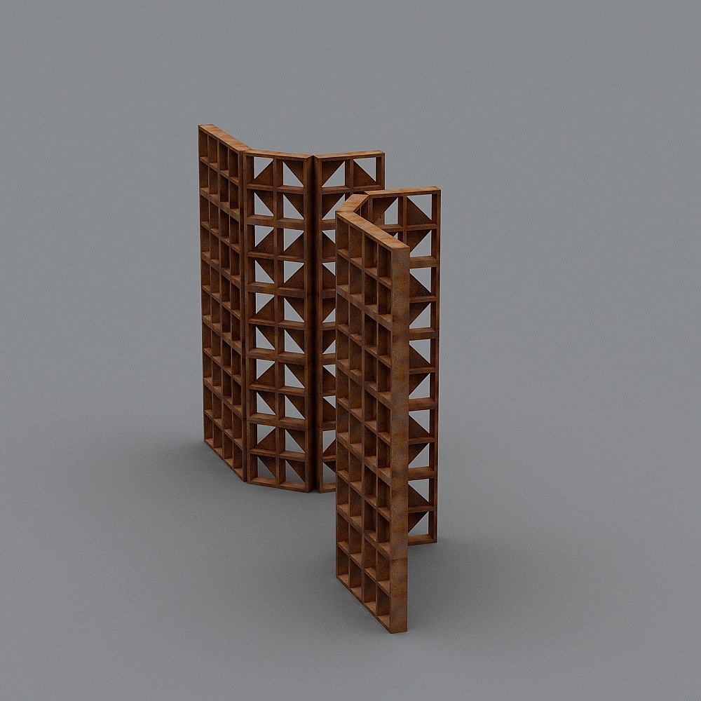 City Window 3D model with High Detail