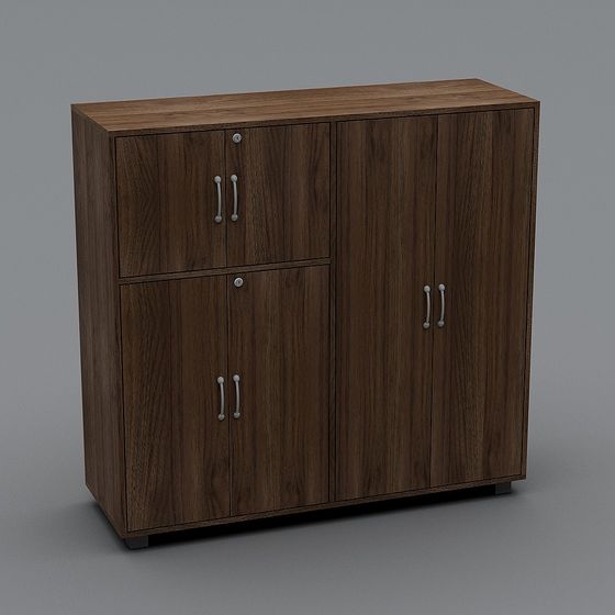 Simple and Practical Storage Cabinet 3D model