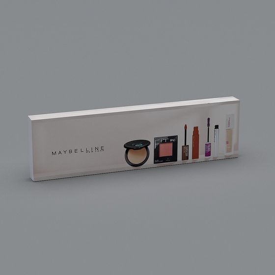 Maybelline Cosmetics Set 3D Model