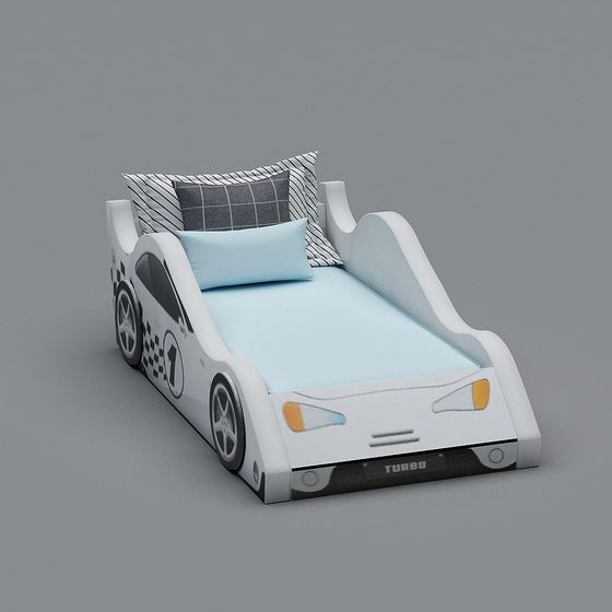 Racing Dreams 3D Model for Kids' Bedrooms