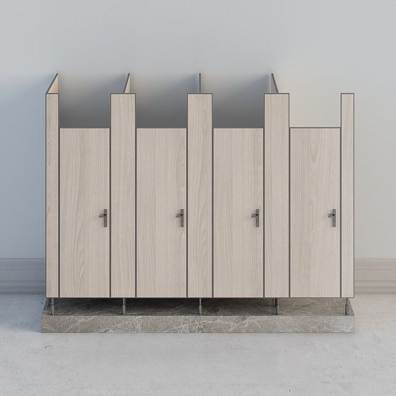 Stylish Urban Partition 3D model for Modern Spaces