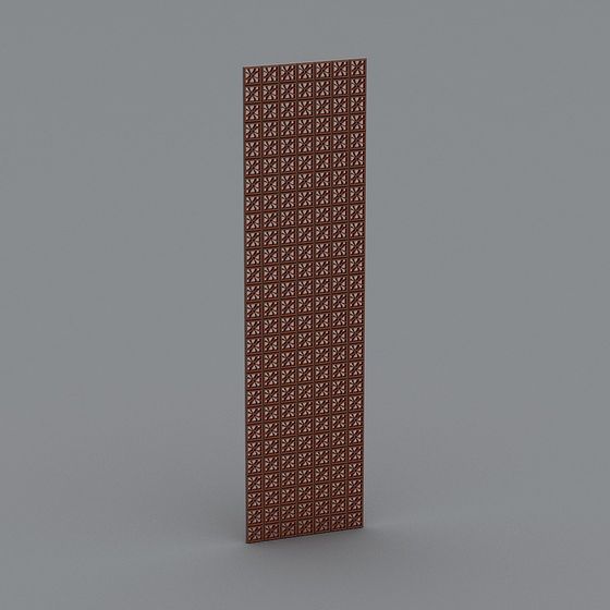 Retro Metal Screen 3D model