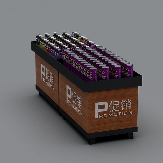 Promotional Display Shelf 3D model