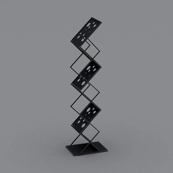 Stylish Spiral Shelf 3D model for Modern Designs