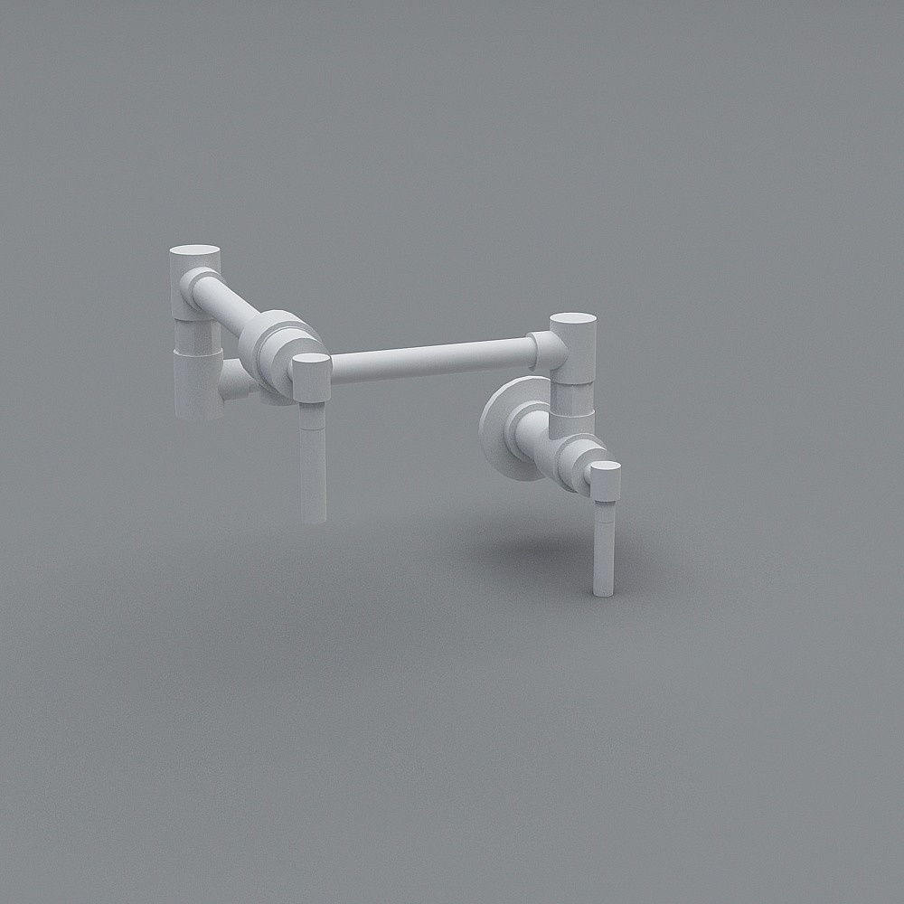 Rifornitore da Parete in Acciaio Inossidabile a 2 Manici