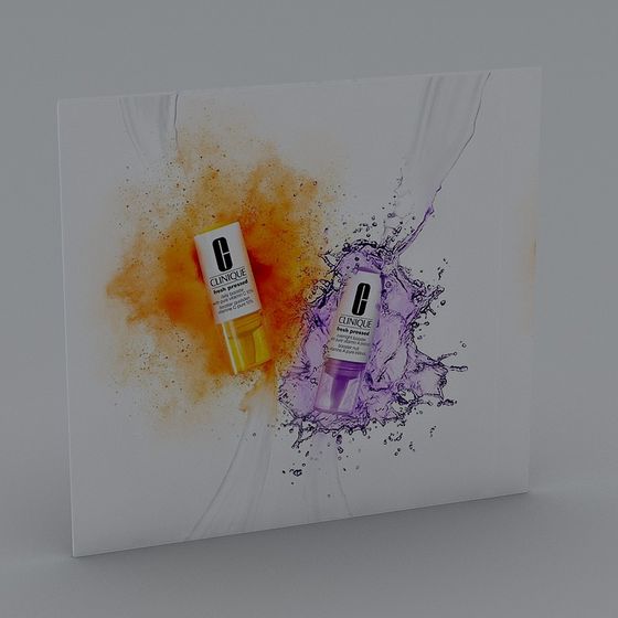 Color Collision Low Poly 3D Model