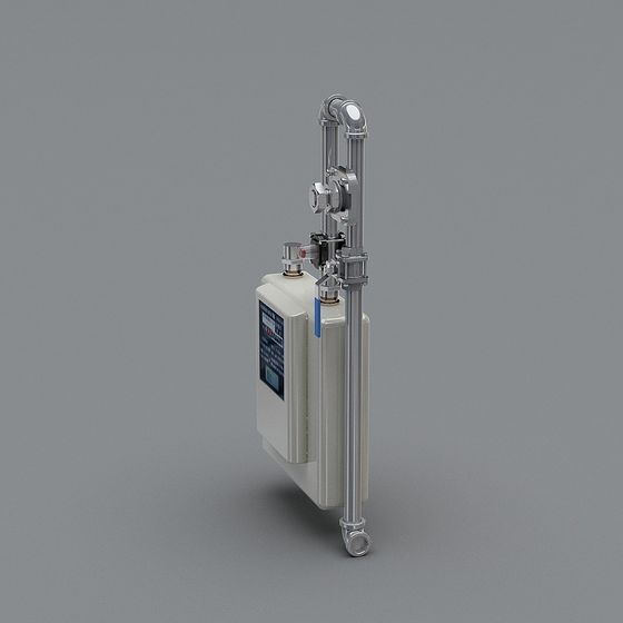 Realistic Gas Meter 3D Model for Creative Projects