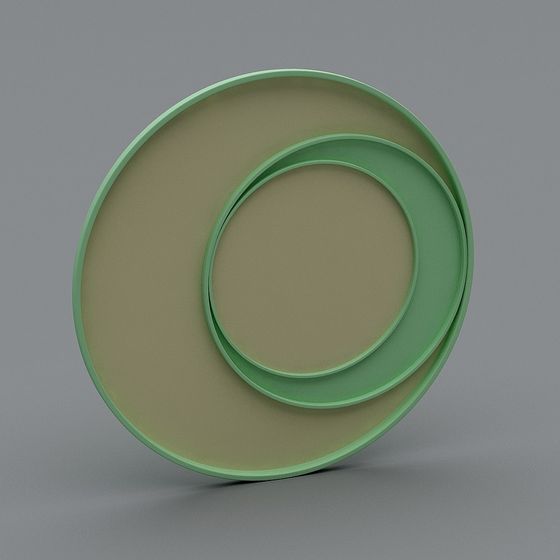 Unique Geometric Style 3D Model